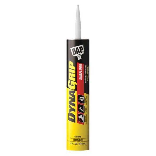 Dap Floor Adhesive, Subfloor Series, Tan, 28 oz, Cartridge - 27515