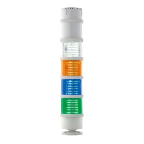 Edwards Signaling Tower Light, Steady, 12to240VDC, 70mm, Blu - 270SB12240AD