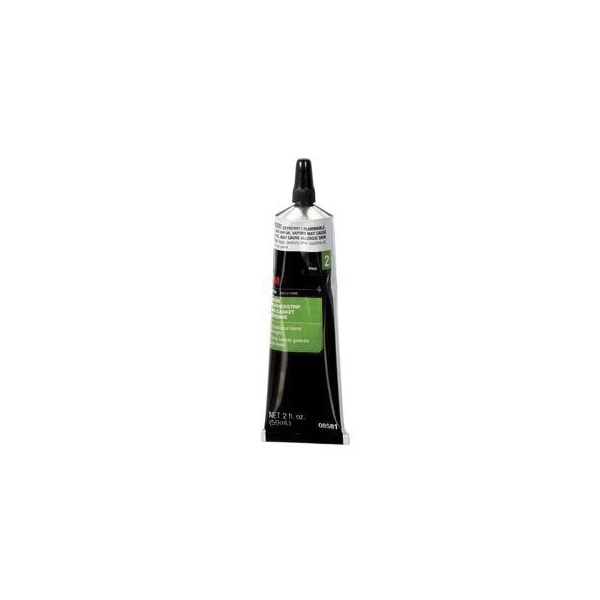 3M 3M Super Weatherstrip and Gasket Adhesive, 08581, 2 fl oz, Tube, Black, Tube - 7010328150