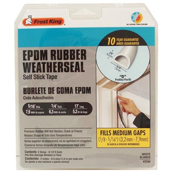 Thermwell Products Thermwell V25BK WTHR Strip - 207419