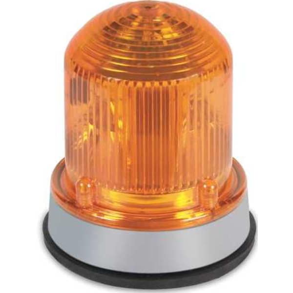Edwards Signaling Warning Light, LED, 24VDC, Amber, 65 FPM - 125XBRZA24D