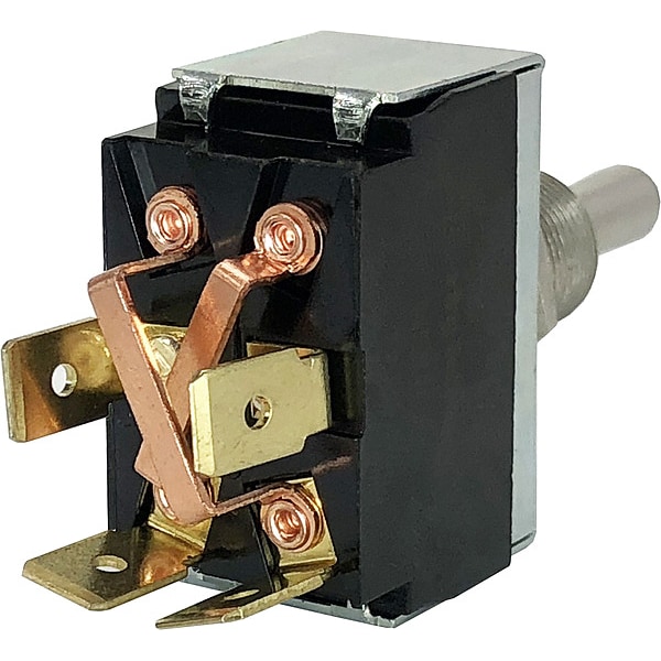 Interruptor de Palanca Reversible de Carling Technologies, DPDT, 4 Conexiones, Encendido/Apagado/Encendido Momentáneo, 1/2 hp, 10A @ 250V AC - 6GO53-73/TABS