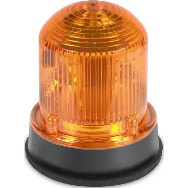 Edwards Signaling Warning Light, LED, 120VAC, Amber, 65 FPM - 125XBRZA120A