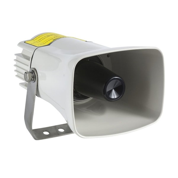 Schneider Electric Multisound siren, prewired, Harmony XVS, white colour, 0.105 dB, 43 tones, 120V AC - XVS14GMW