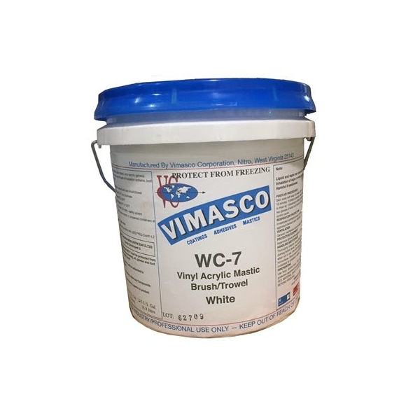 Vimasco Vimasco Wc-7 Ultra White Mastic In 2 Gallon Pail - WC-7 WHITE 2'S