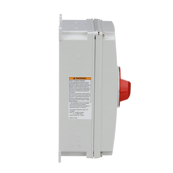 Interruptor de Desconexión Unipolar Encerrado No Fusible Square D, 220 a 240V AC, 440 a 480V AC, 600V AC - MD3604X