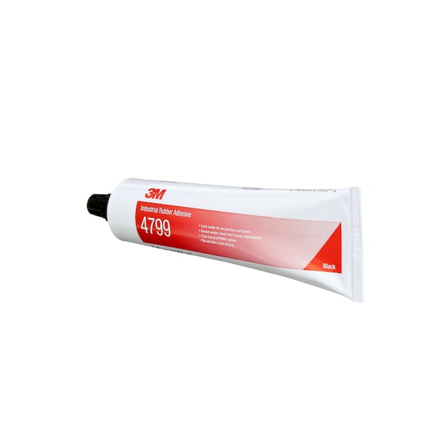 3M Adhesive, 4799 Series, Black, 5 oz, Tube - 4799