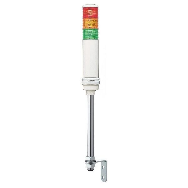 Schneider Electric Tower Light, Red, Orange, Grn, Support Tube - XVC6M35S