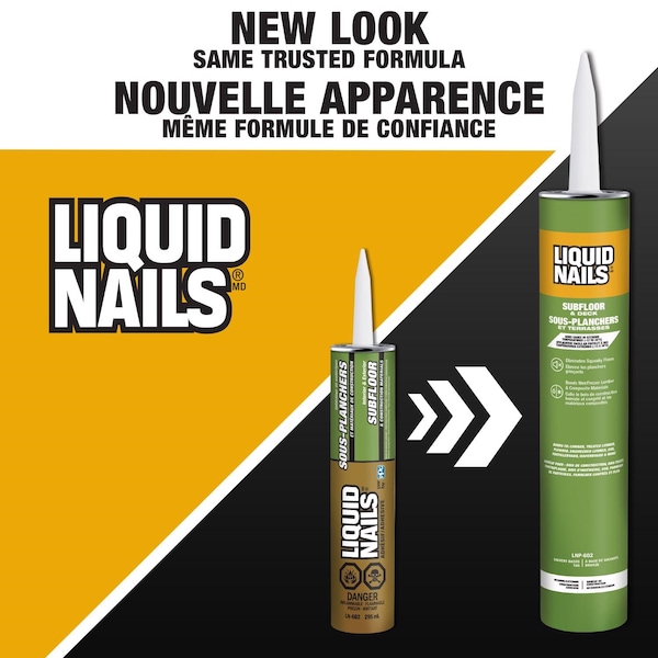 Liquid Nails Liquid Nails Subfloor & Deck Synthetic Rubber Construction Adhesive 28 oz - LNP-602 28