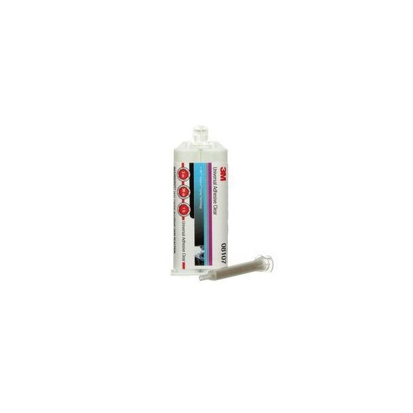 3M 3M Universal Adhesive Clear, 08107, 50 mL, Tube - 7010294717