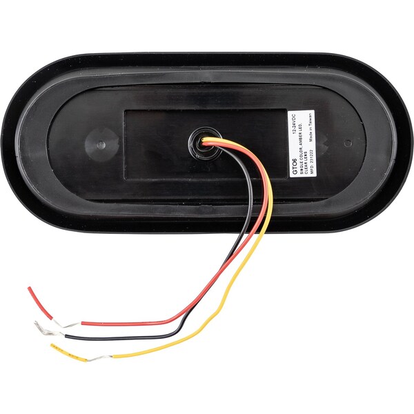 Buyers Products 6 Inch LED Oval Strobe Light with Amber LEDs and Clear Lens - SL62CA