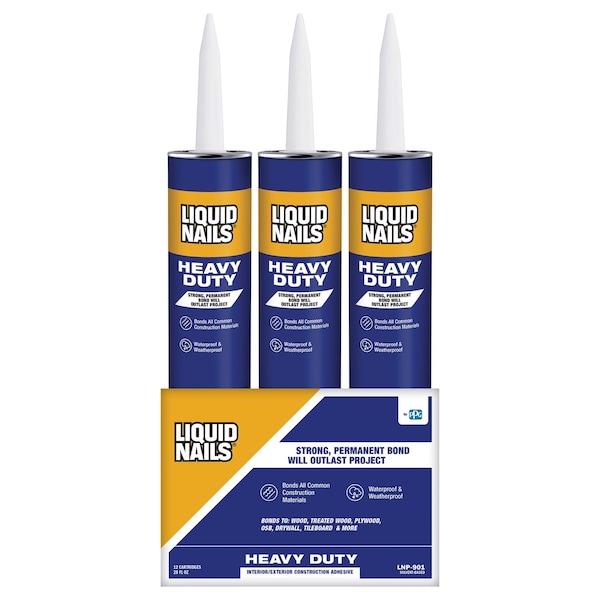Liquid Nails Liquid Nails Heavy Duty Acrylic Latex Construction Adhesive 28 oz - LNP-901 28