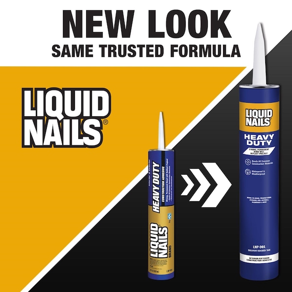 Liquid Nails Liquid Nails Heavy Duty Acrylic Latex Construction Adhesive 28 oz - LNP-901 28