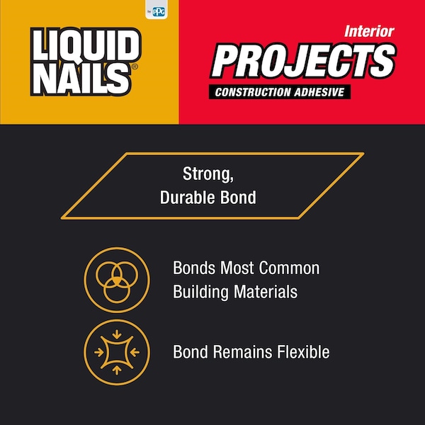 Liquid Nails Liquid Nails Interior Projects Acrylic Latex Construction Adhesive 10 oz - 407678