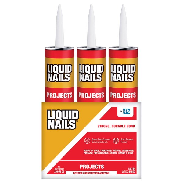 Liquid Nails Liquid Nails Interior Projects Acrylic Latex Construction Adhesive 10 oz - 407678