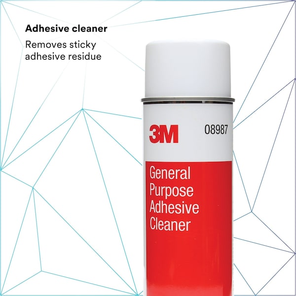 3M General Purpose Adhesive Cleaner, 08987, 15 oz Net Wt, 12 per case - 7000045467
