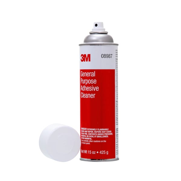 3M General Purpose Adhesive Cleaner, 08987, 15 oz Net Wt, 12 per case - 7000045467
