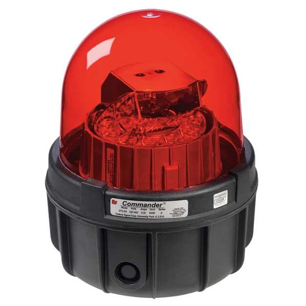 Federal Signal Warning Light, LED, Red, 120VAC - 371LED-120R