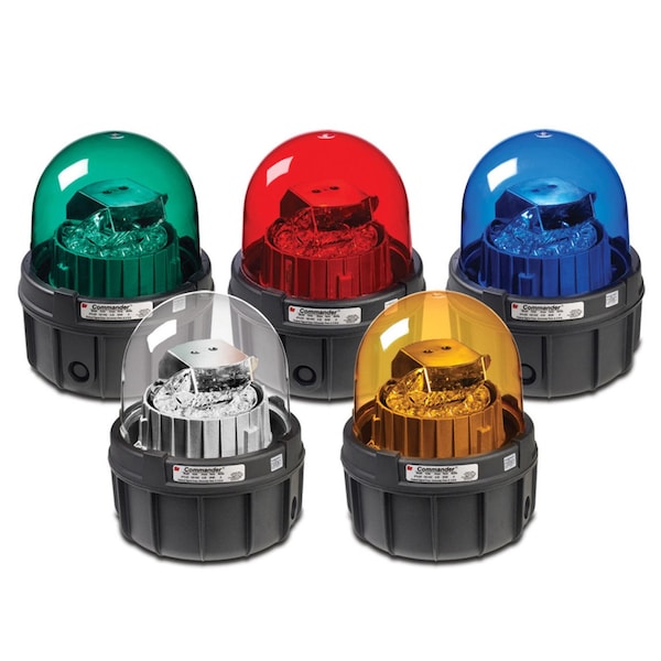 Federal Signal Warning Light, LED, Red, 120VAC - 371LED-120R