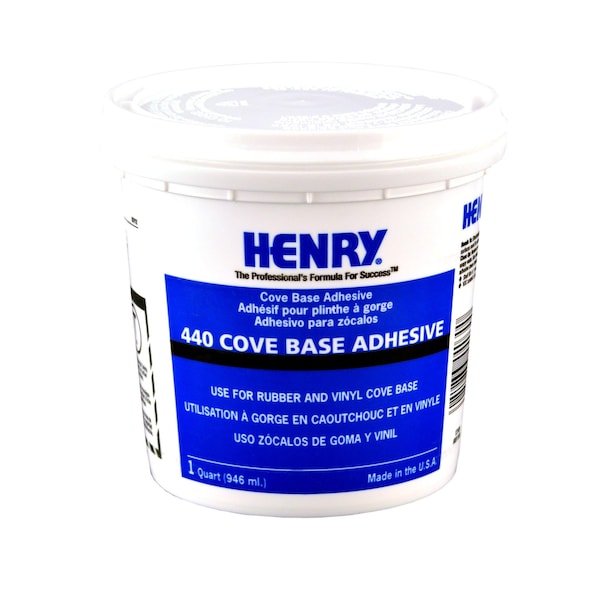 Henry Henry 440 Cove Base Adhesive 1QT - 440 1QT