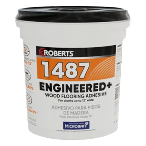 Roberts Construction Adhesive, 1487 Series, 1 gal, Pail - 1487-1