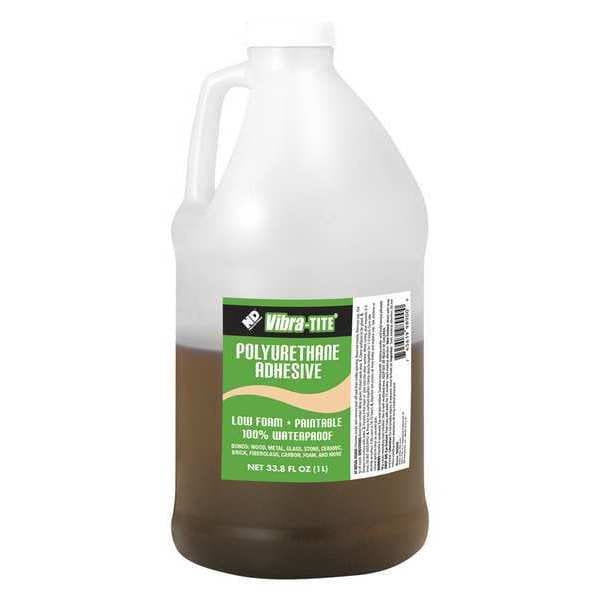 Vibra-Tite Construction Adhesive, 989 Series, Light Brown, 16 oz, Bottle - 98900