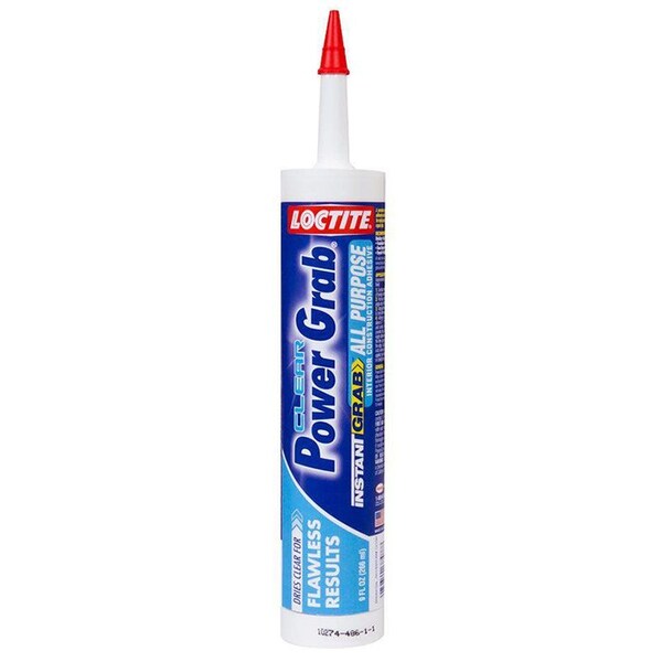 Loctite 9 Oz White Power Grab Express All Purpose Construction Adhesive - 1589155