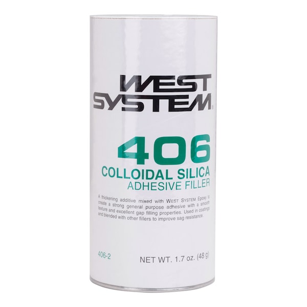 West System West System 406 Filler High Strength Colloidal Silica Off-White Adhesive Filler 1.7 oz - 406-2