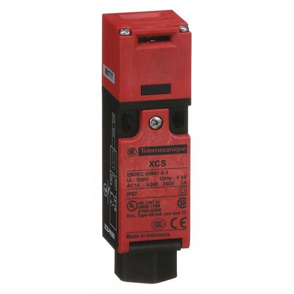 Interruptor de Bloqueo de Seguridad Telemecanique Sensors 1NC/1NO Nema 4, 4X, 12 IP 67 - XCSPA593