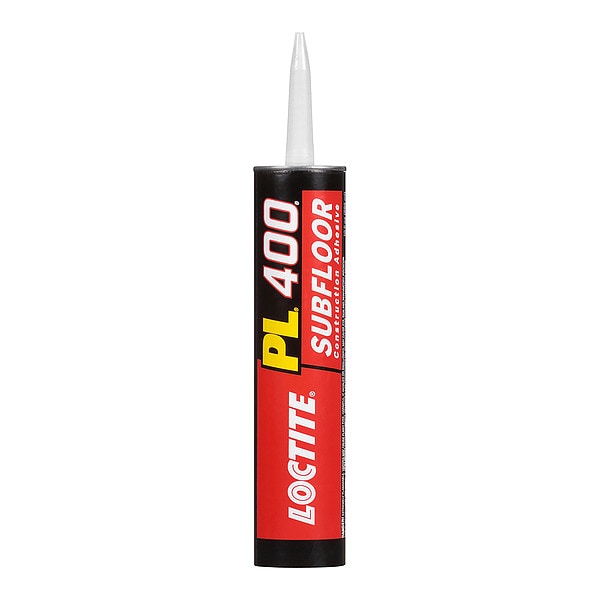 Loctite Construction Adhesive, PL 400 Series, 10 fl oz, Cartridge - 1652275