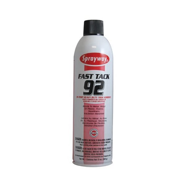 Sprayway Fast Tack Hi-Temp Heavy Duty Trim Adhesive, Can - 92