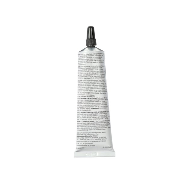 3M Super Weatherstrip and Gasket Adhesive, 08581, 2 fl oz Tube, Black, 12PK - 8581