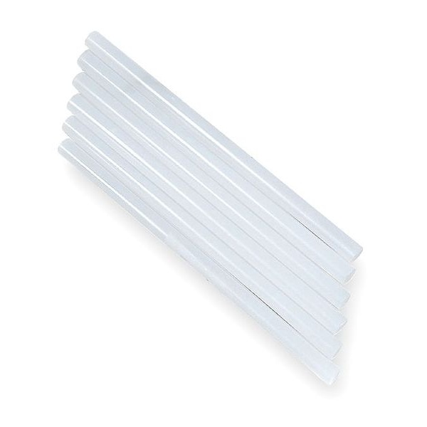 Westward Hot Melt Glue Sticks, 7/16 in Dia, 10 in L, Clear, 100 PK - 4YR50