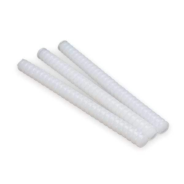 3M Hot Melt Adhesive, Clear, 5/8 in Dia, 8 in L, 40 sec Begins to Harden, 154 PK - 3792LM Q