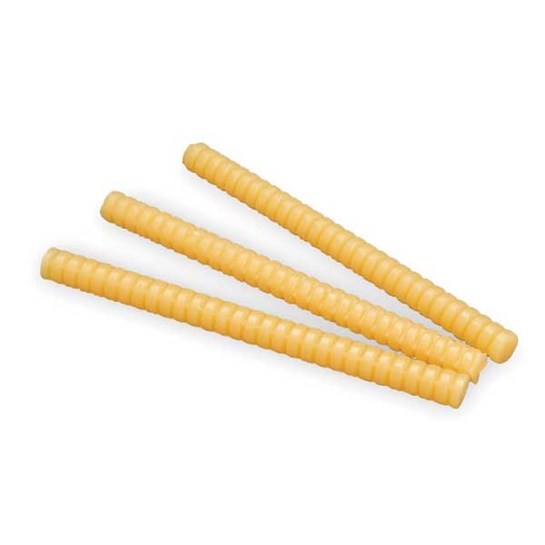 3M Hot Melt Adhesive, Clear, 5/8 in Dia, 8 in L, 35 sec Begins to Harden, 154 PK - 3762