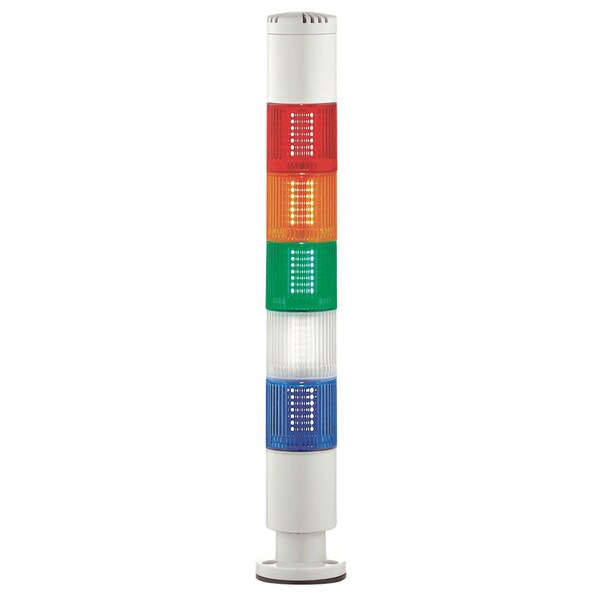 Edwards Signaling Tower Light LED, Steady, 24VDC, 36mm, Clr - 236LEDSW24AD