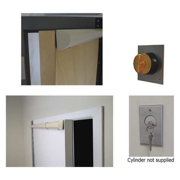 Securitech Door Alarm Kit, LHR, For 42" to 48"W Doors - LISA-KIT4248-DUAL-LHR