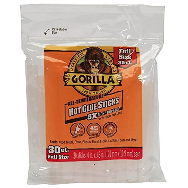 Gorilla Glue 4 in. Full Hot Glue Sticks - GO600724