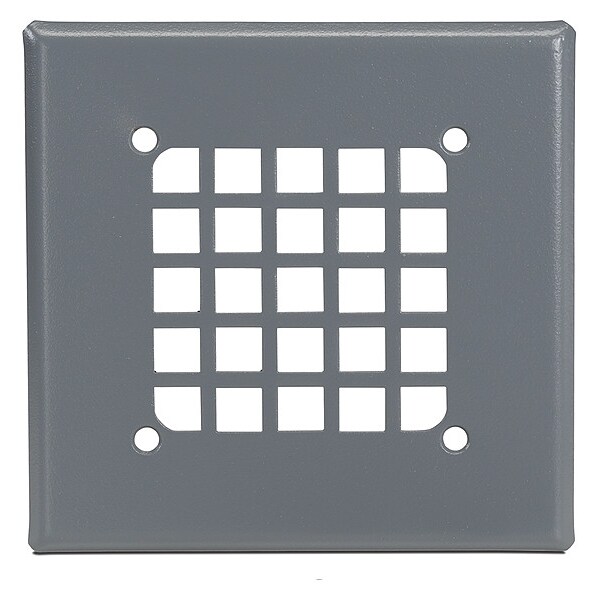 Federal Signal Flush Grille Cover, 6" W, 1/8" D, 6" H - FG