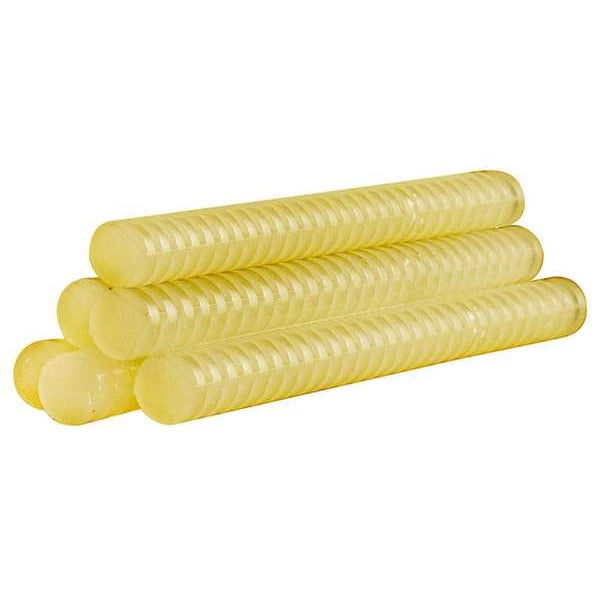 Surebonder Hot Melt Adhesive, Clear, 5/8 in Dia, 8 in L, 10 sec Begins to Harden, 165 PK - QUAD-701P