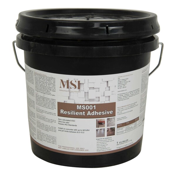 Msi 1 Gal. Universal Pressure Sensitive Luxury Vinyl Adhesive (Approximately 220-260 Sq. Ft./Gal) - ZOR-AD-0101