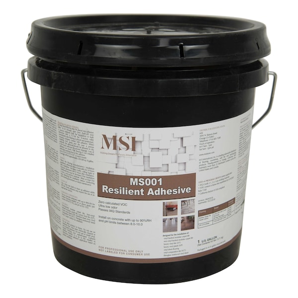 Msi 1 Gal. Universal Pressure Sensitive Luxury Vinyl Adhesive (Approximately 220-260 Sq. Ft./Gal) - ZOR-AD-0101