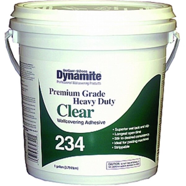 Totalturf 3-20-7234 1 Gallon Clear Dynamite 234 Hd Premium Grade Wall-cover Adhesive - TO3576021