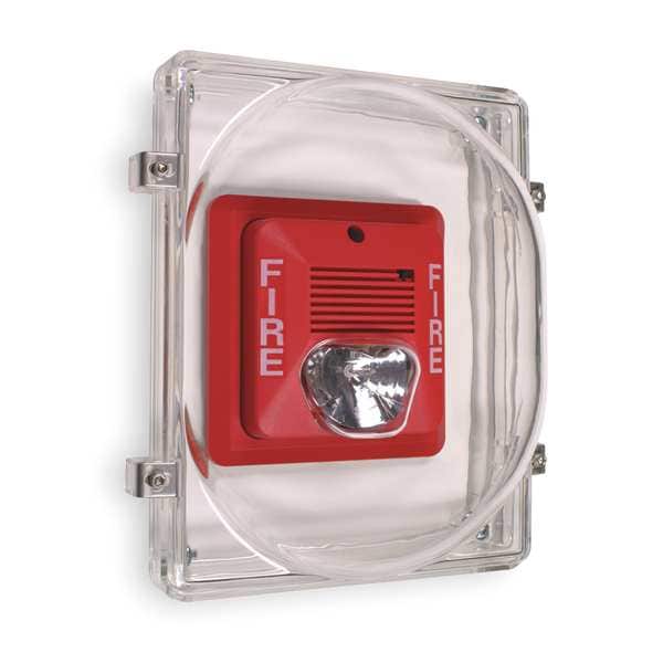 Safety Technology International Audible and Strobe Guard, Flush, 4inD - STI-1221E