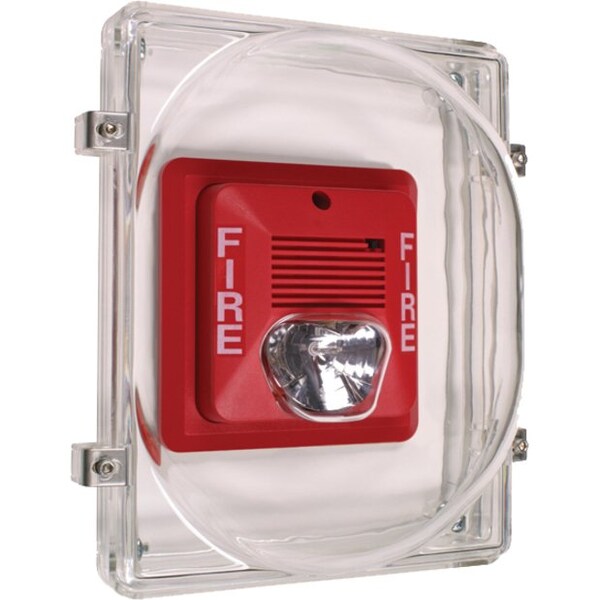 Safety Technology International Audible and Strobe Guard, Flush, 4inD - STI-1221E
