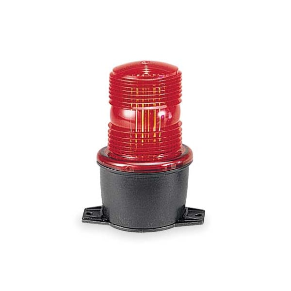 Federal Signal Low Profile Warning Light, LED, Red, 120VAC - LP3TL-120R