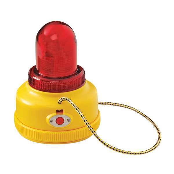 Federal Signal Low Profile Warning Light, LED, Red, 120VAC - LP3TL-120R