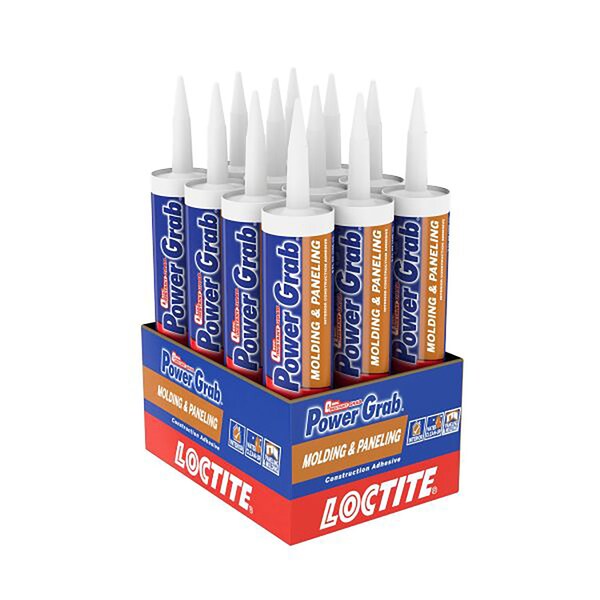 Loctite Power Grab Loctite Power Grab Molding & Paneling Synthetic Latex Drywall Construction Adhesive 9 oz - 2023759