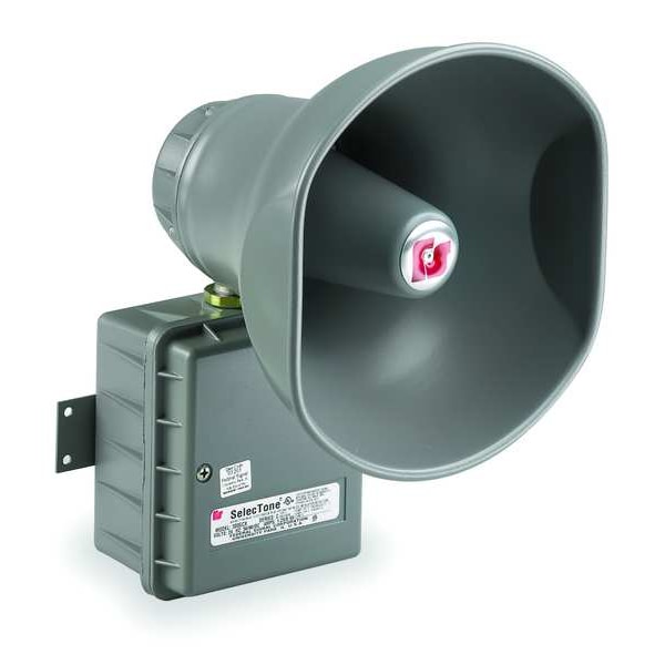 Federal Signal Signaling Device, 24VDC, 0.67 AC, Gray - 300GCX-024