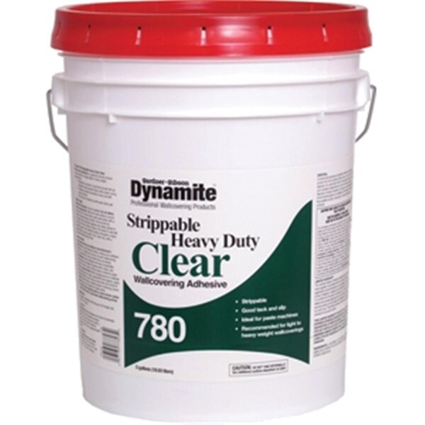 Gardner-Gibson 5 Gallon Clear Dynamite 780 Hd Strippable Wall-Covering Adhesive - 208508
